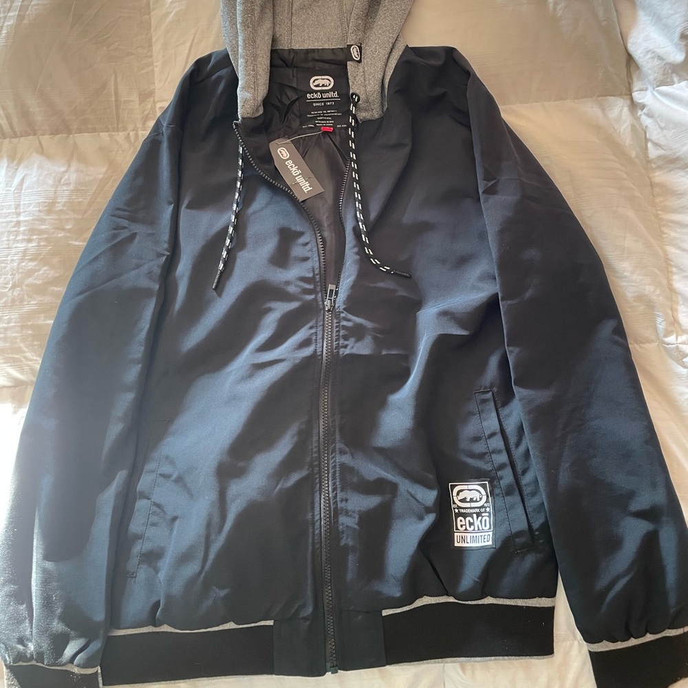 Echō Unltd. Black Sherpa Hoodie M